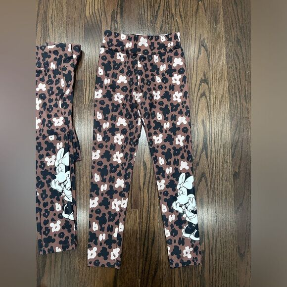 Bundle Zara Minnie Mouse Girls Leggings Brown - Picture 2 of 7